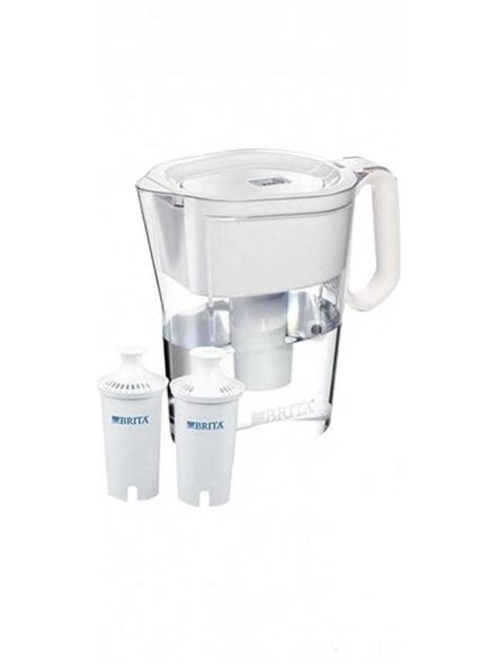 Brita Water Filtration Pitcher with SmartLight Filter Indicator + 2 Filters,